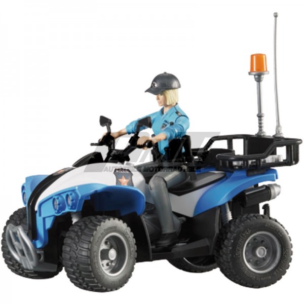 Bruder 63010 - Polizei-Quad mit Polizist #50980