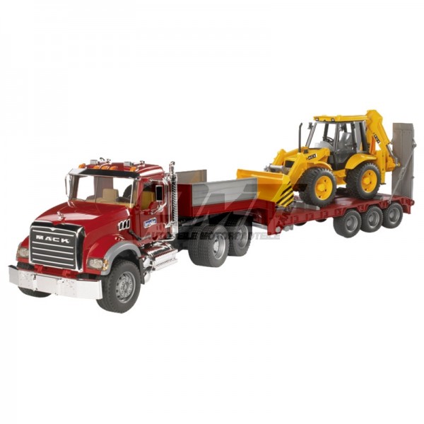 Bruder 02813 - MACK Granite LKW mit Tief #50405