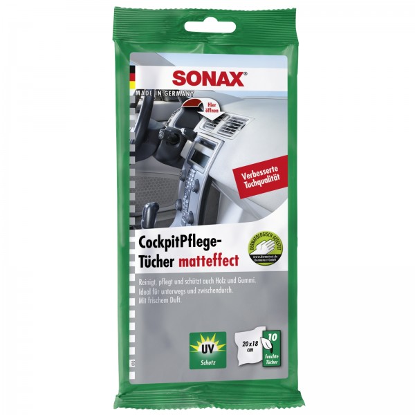 SONAX 04158000  CockpitPflegeTuecher mat #18209