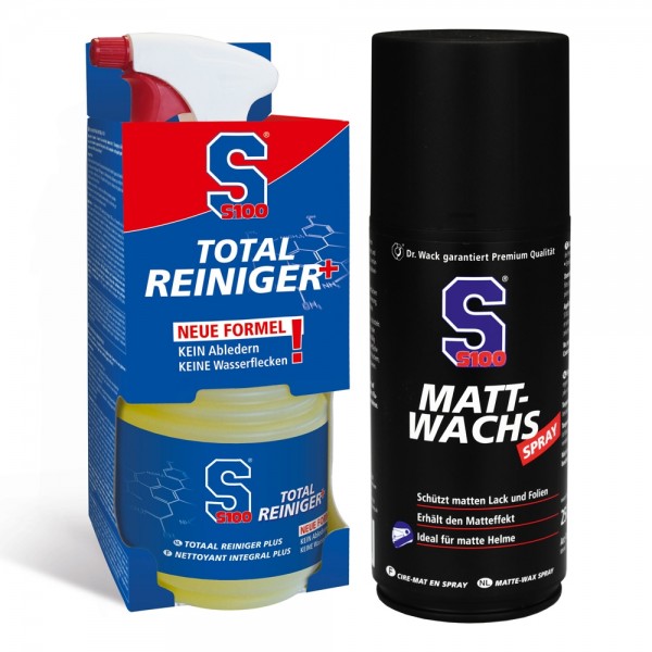 S100 Motorrad Total Reiniger Set 750ml + #111765