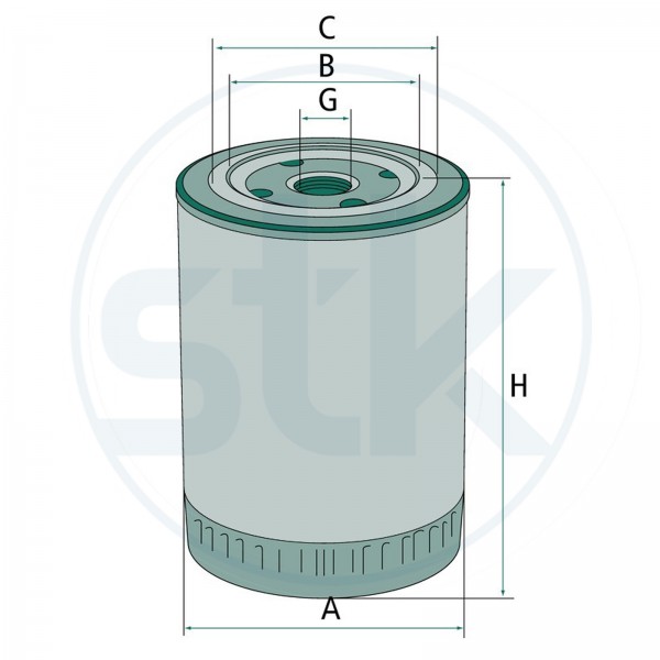 Motoroelfilter passend fuer W 940/24 & L #109381