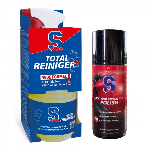 S100 Motorrad Total Reiniger Set 750ml + #111774