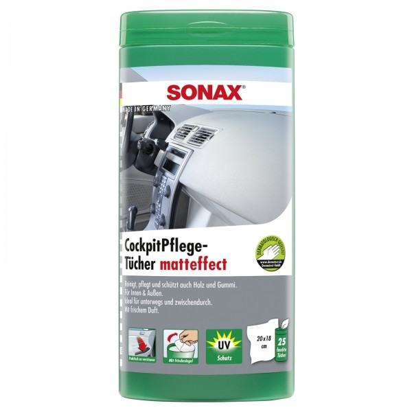 SONAX 04158410  CockpitPflegeTuecher mat #18211