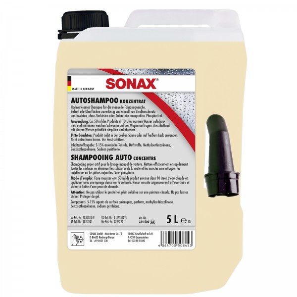 SONAX 03145000 AutoShampoo Konzentrat 5 #18207