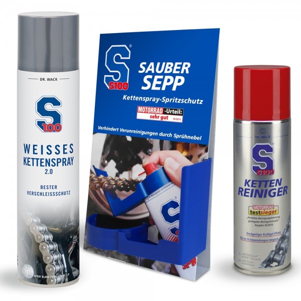 S100 Weisses Kettenspray 400ml, Kettenre #331701