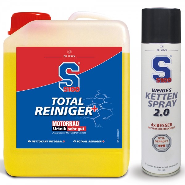 S100 Motorrad Total Reiniger 2 L incl. w #100254