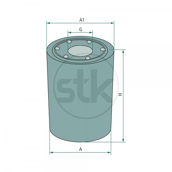 Fleetguard Motoroelfilter Vergleichs-Nr. #257064