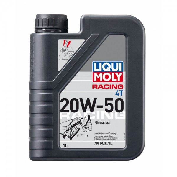 Liqui Moly 1500 Racing 4T 20 W-50 Motorrad Motorenöle 1l