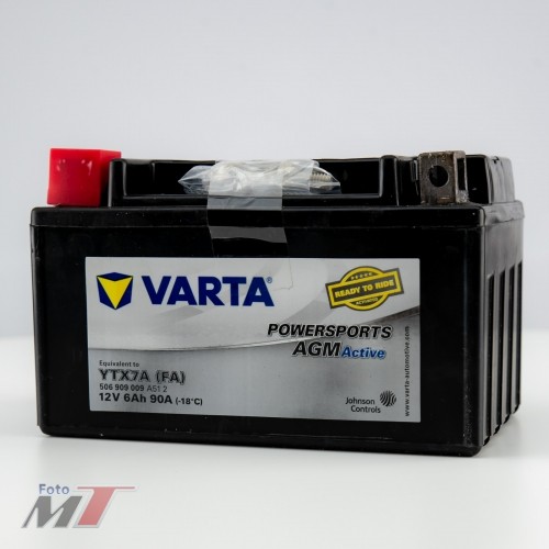 Varta Batterie YTX7A (FA) 12V 6Ah 90A Po #96308