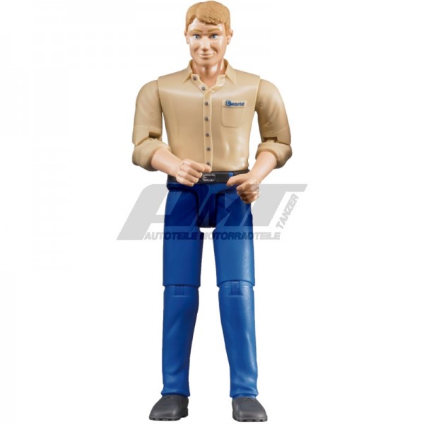 Bruder 60006 - Minifigur - bworld Mann m #50694