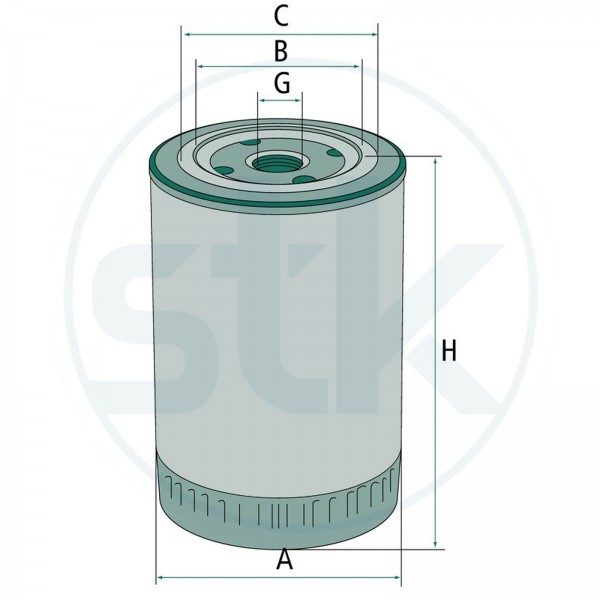 Granit Motoroelfilter passend fuer W 719 #114705