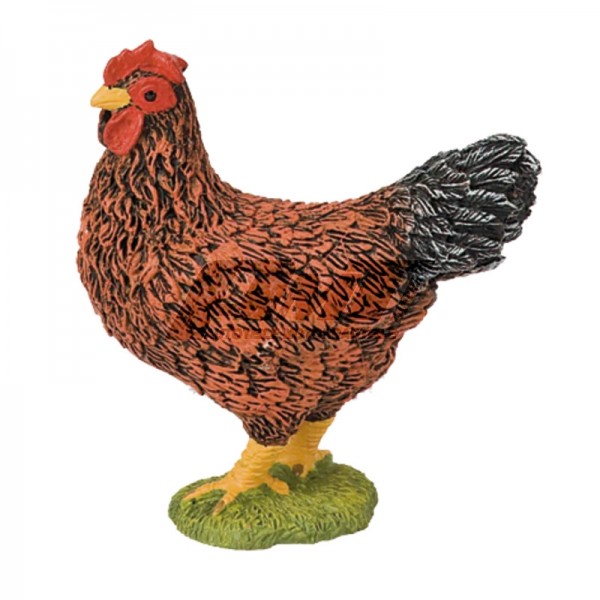 Bullyland 62316 - Spielfigur - Huhn brau #50813