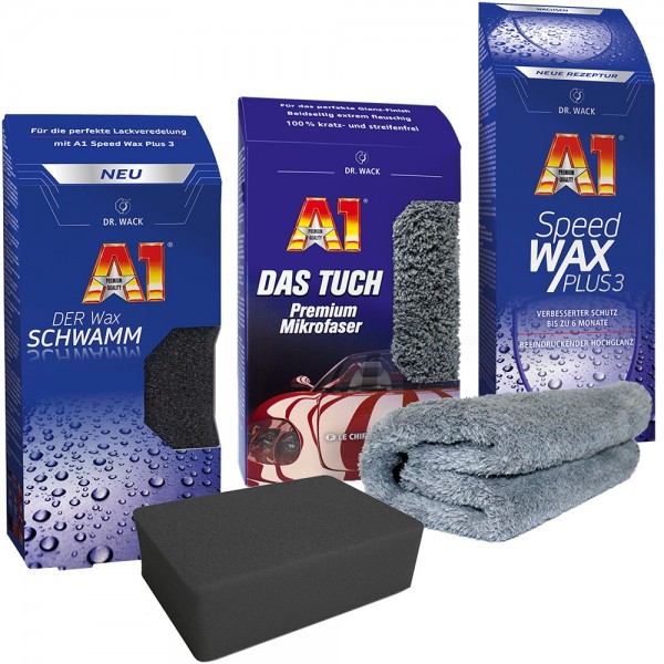 A1 Speed Wax Plus 3 500 ml + A1 Wax Schw #100516