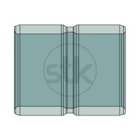 SIBO Buchse Schmiernut und Schmierbohrun #261028 SIBO Buchse Schmiernut und Schmierbohrun #261028