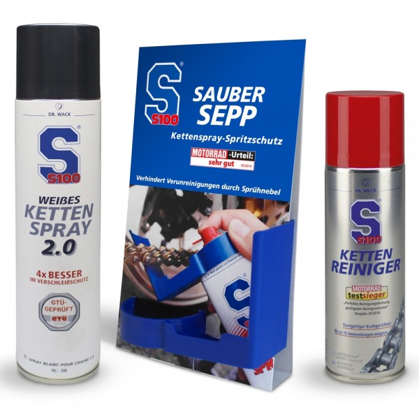 S100 Weisses Kettenspray 400ml, Kettenre #100260