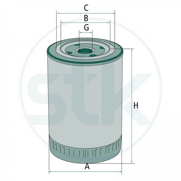 GRANIT Motoroelfilter passend fuer W 712 #114723