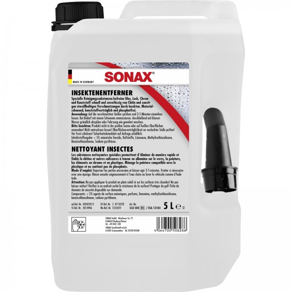 SONAX 05335000  InsektenEntferner 5 l #18163