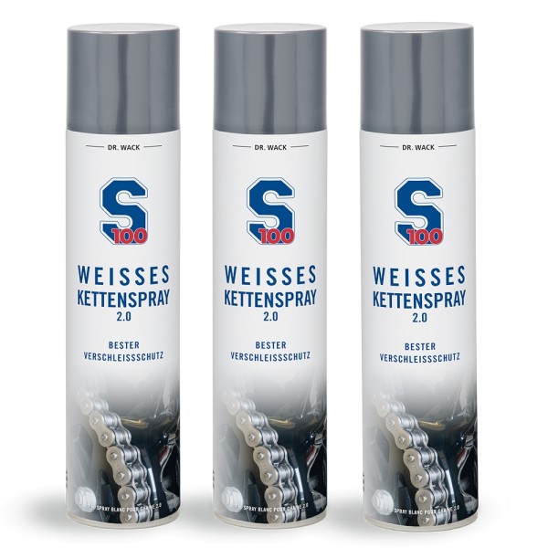 S100 3x weisses Kettenspray von Dr. Wack #331712