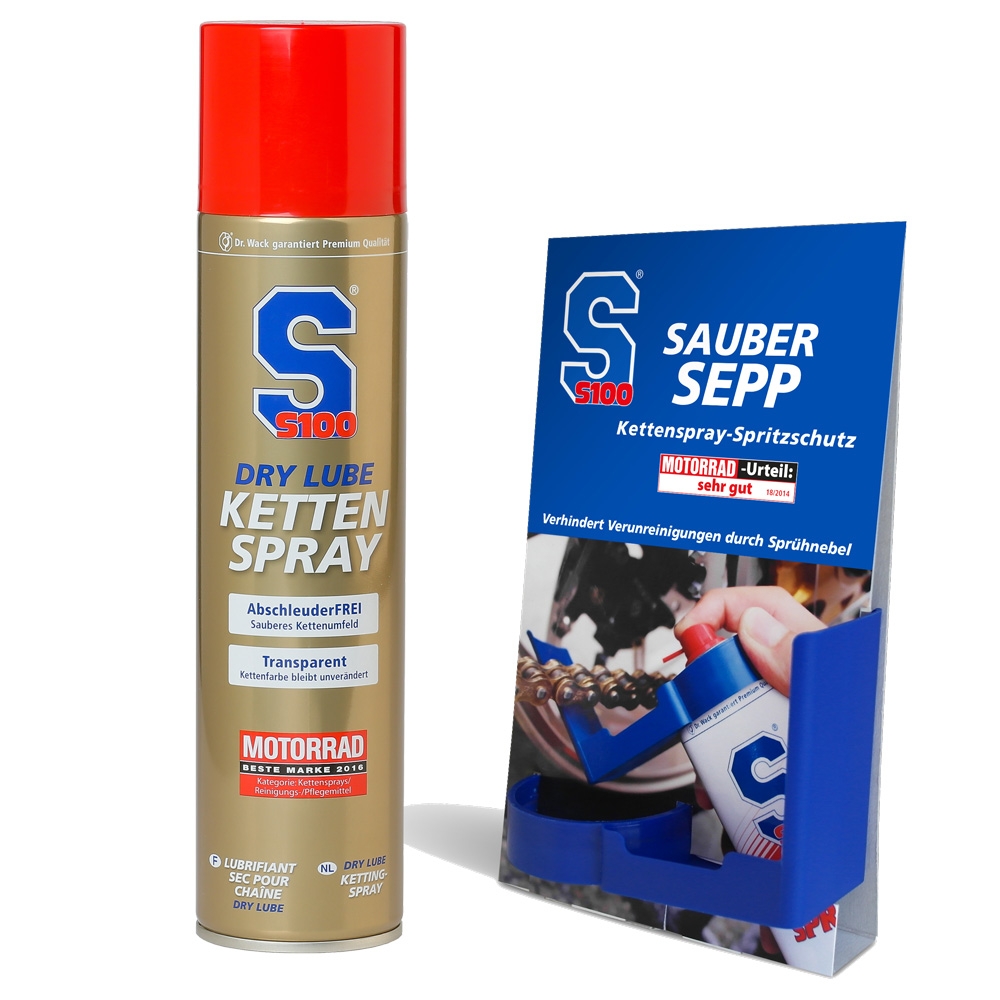 S100 Dry Lube Kettenspray 2380 incl. Sau #111752