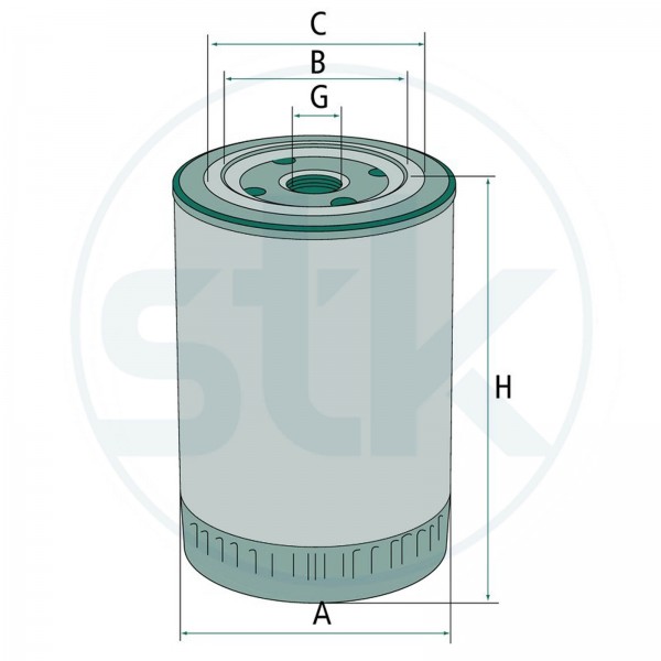 Motoroelfilter passend fuer W 936/4 & LF #114702