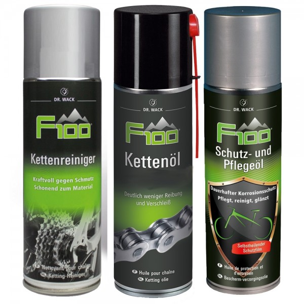 F100 Kettenreiniger 300ml und Kettenoel  #188195