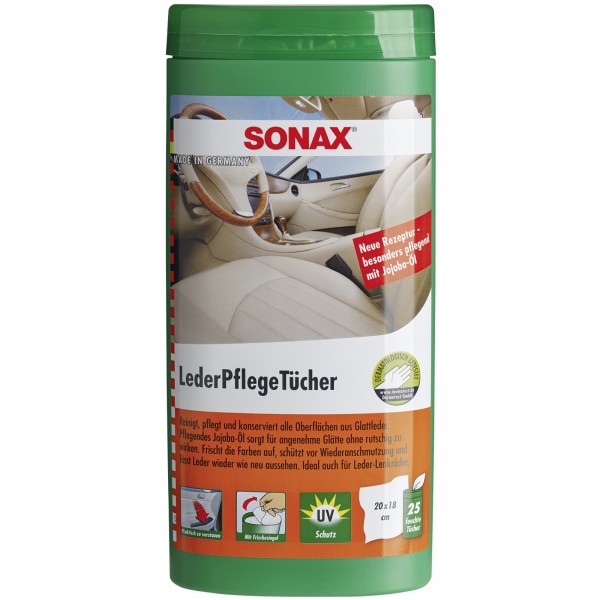 SONAX 04123000  LederPflegeTuecher Box 2 #18318