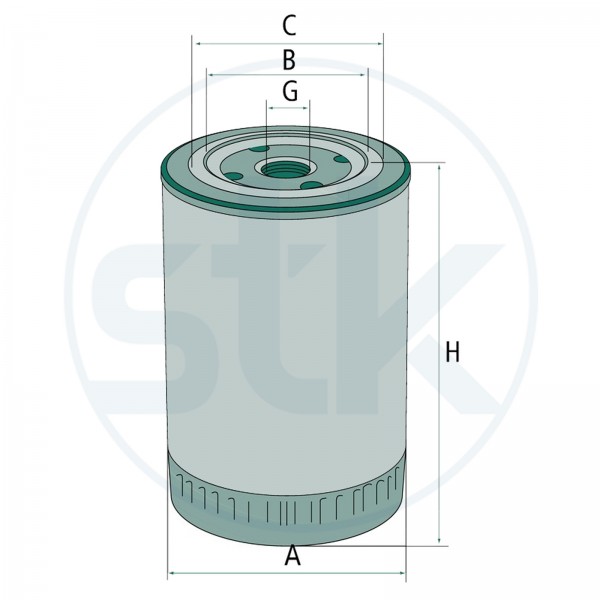 Granit Motoroelfilter passend fuer W 962 #109382