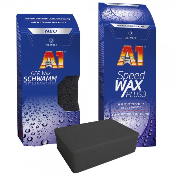 A1 Speed Wax Plus 3 500 ml + A1 Wax Schw #99954