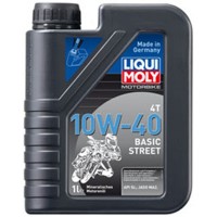 Liqui Moly 3044 Motoröl Motorrad 4T 10W-40 Basic Street  Liqui Moly 3044 Motoröl Motorrad 4T 10W-40 Basic Street