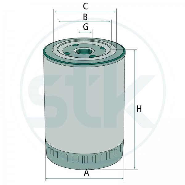 GRANIT Motoroelfilter passend fuer W 950 #114708