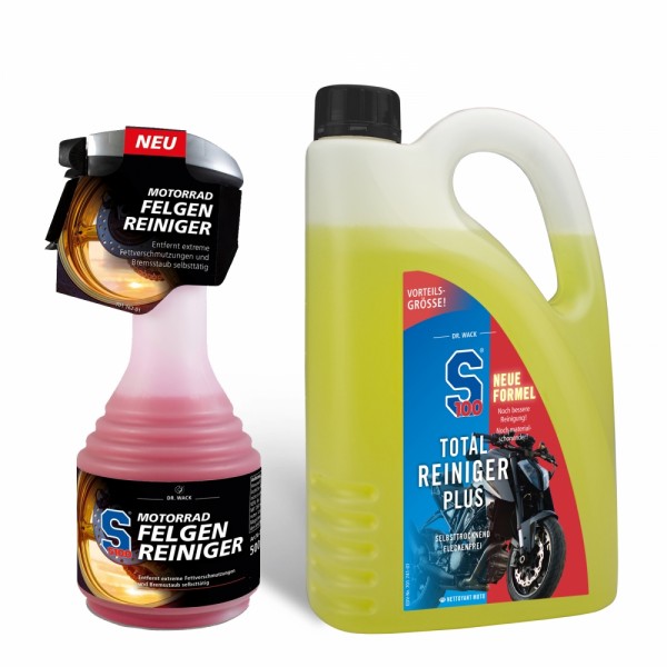 S100 Motorrad Felgenreiniger 500ml + Tot #326061