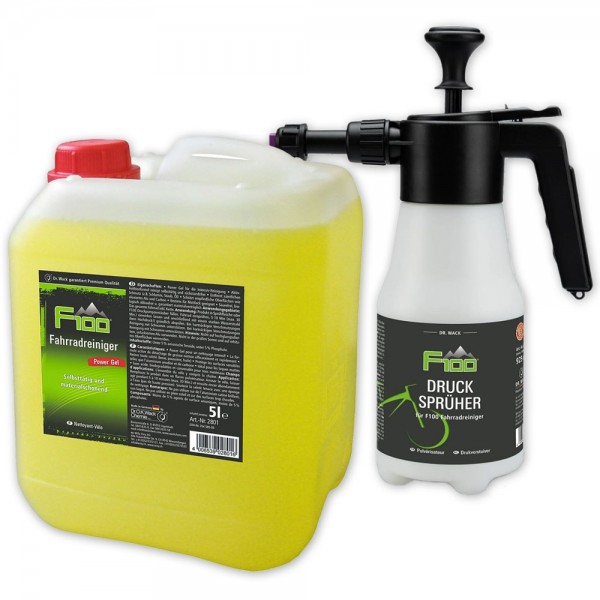 F100 Fahrradreiniger 5 Liter SET Druckpu #504201