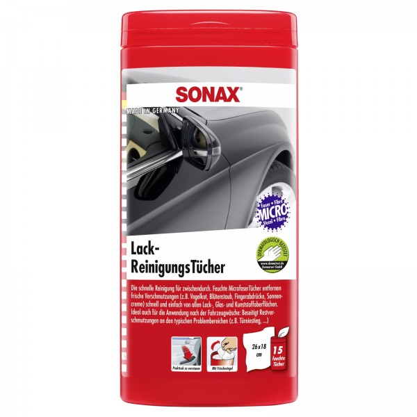 SONAX 04124000 LackReinigungsTuecher Bo #18473