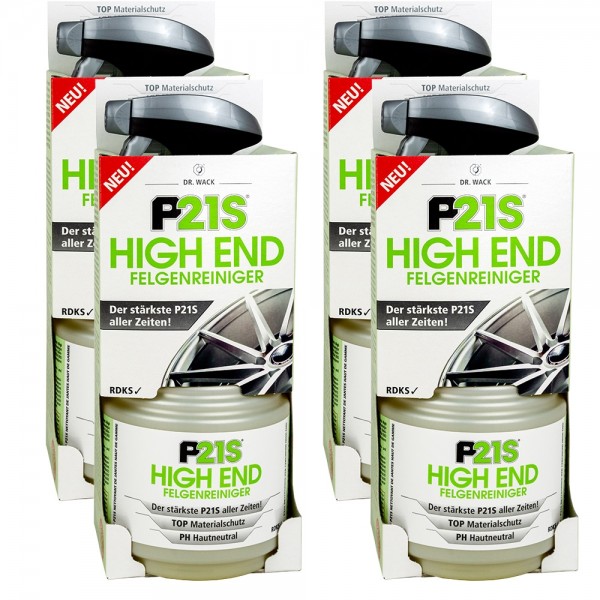 4x P21S HIGH END Felgenreiniger 750 ml v #100433