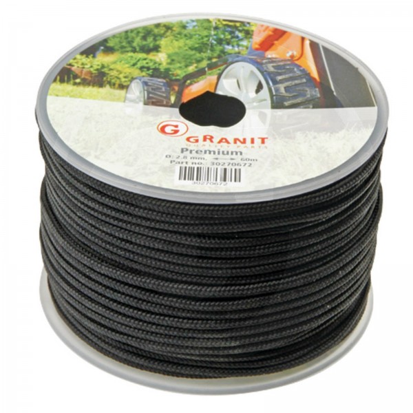 2.8mm -50 Meter Starterseil Granit #108074