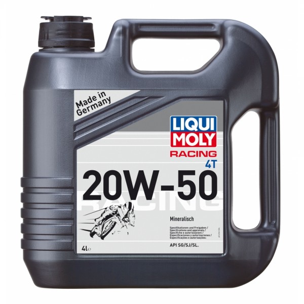 Liqui Moly 1696 Racing 4T 20 W-50 Motorrad Motorenöle 4l